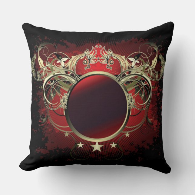 Metallic Red Decorative Pillow Kussen (Voorkant)