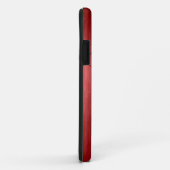 Metallic Red Pensed Aluminium & Dark Red Lace Case-Mate iPhone Case (Achterkant/rechts)