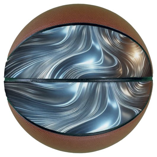 Metallic Rivers van Licht Basketbal (Voorkant)
