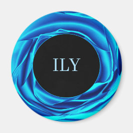 Metallic Roos Blue Magnet Magneet