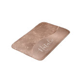 Metallic Roos Gold Glitter - op maat gemaakt Badmat (Gekanteld)