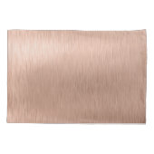 Metallic Roos Gold Glitter - op maat gemaakt Kussensloop (Achterkant)