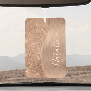 Metallic Roos Gold Glitter - op maat gemaakt Luchtverfrisser