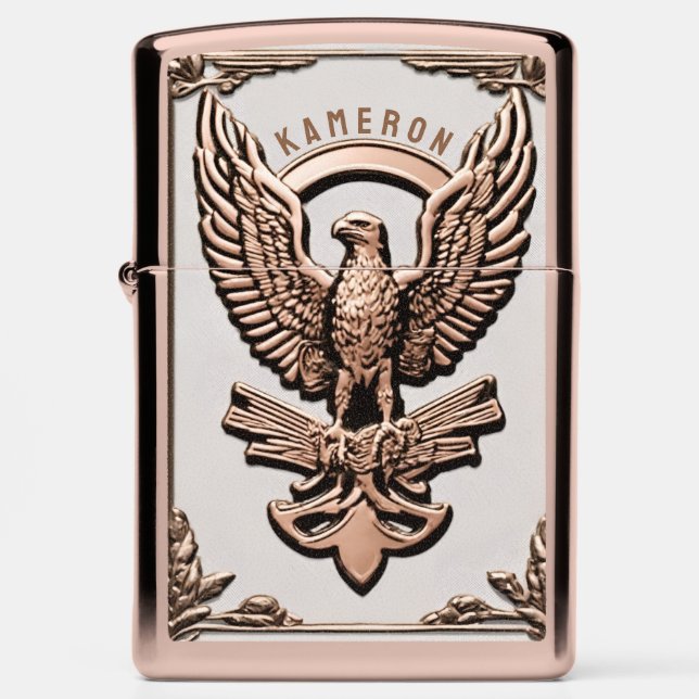 Metallic Roos-gouden Bold Eagle (Front)
