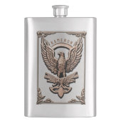 Metallic Roos-gouden Bold Eagle Flacon (Voorkant)