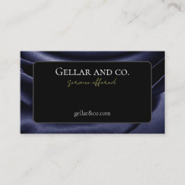 Metallic Roos Print Visitekaartje