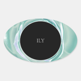 Metallic Roze Print Sticker