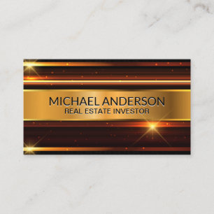 Metallic Shine Background Visitekaartje