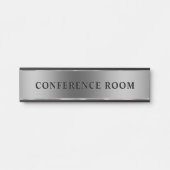 Metallic Silver Background  Deurbordje (Voorkant)