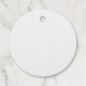 Metallic Silver Boy Bevestiging Dank u Bedankjes Labels (Achterkant)