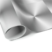 Metallic Silver Cadeaupapier (Rol Hoek)