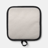 Metallic Silver Pot Holder for Modern Kitchens Pannenlap (Voorkant)