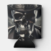 Metallic Skull Cowboy Koelbox Blikjeskoeler (Achterkant)