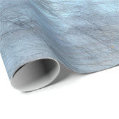 Metallic Sky Blue Cadeaupapier (Rol Hoek)