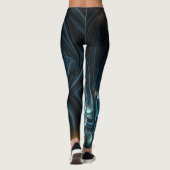 Metallic Spiderwebben Leggings (Achterkant)