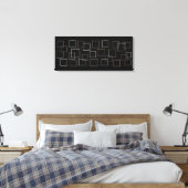 Metallic Squares Canvas Afdruk (Insitu (Slaapkamer))