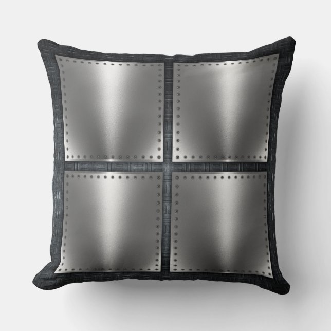 Metallic Squares Pillow Kussen (Voorkant)