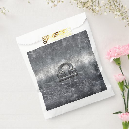 Metallic stijl Weegdierenteken Bedankzakje (Gezegeld)