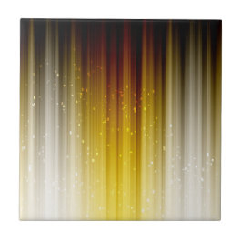 Metallic Streaks - Gold Silver Bronze Pattern Tegeltje