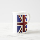 Metallic Union Jack-vlag Porselein Kop (Voorkant rechts)