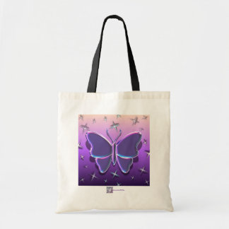 METALLIC VLINDER Tote Tas