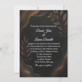 Metallic Whisper Photo Invitation Kaart (Voorkant)