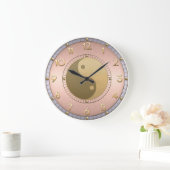 Metallic Yin Yang Clock Grote Klok (Huis)