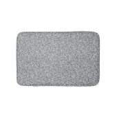 Metallic zilver Glitter Badmat (Voorkant)