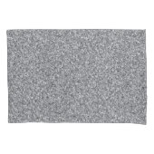 Metallic zilver Glitter Kussensloop (Voorkant)