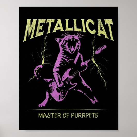 Metallicat Master Of Purrpets  Poster (Voorkant)