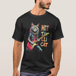 Metallicat T-shirt Rock Music Apparel elektrische 