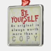 Métallique 1 SIDÉRÉ / SOYEZ VOUS-MÊME ~ Ornement #435 (Gauche)