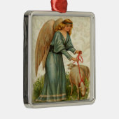 Métallique Anges Petit Ornement Agneau (Droite)