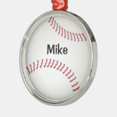 Métallique Base-ball - ornement customisé (Gauche)