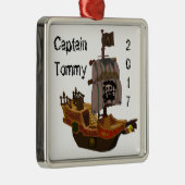 Métallique Capitaine de bateau de pirate ornement (Droite)