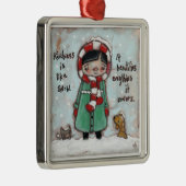 Métallique Couvert dans la gentillesse - ornement (Droite)