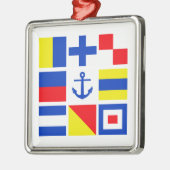 Métallique Drapeaux maritimes ornement (Gauche)