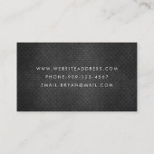 Métallique - Gears Carte de visite mécanique (Dos)