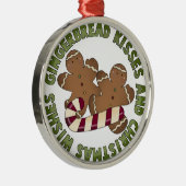Métallique Gingerbread Bisses Keepsaké Ornement (Droite)