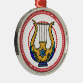 Métallique Jesse Harp Ornement #1 (Droite)