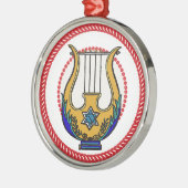 Métallique Jesse Harp Ornement #1 (Gauche)