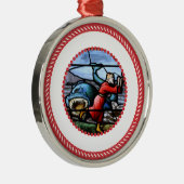 Métallique Jesse Tree Jonah Ornement #1 (Droite)