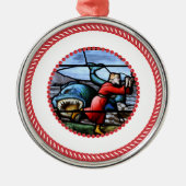 Métallique Jesse Tree Jonah Ornement #1 (Devant)