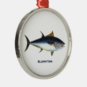 Métallique Ornement atlantique de thon de thonine (Droite)