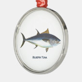 Métallique Ornement atlantique de thon de thonine (Gauche)