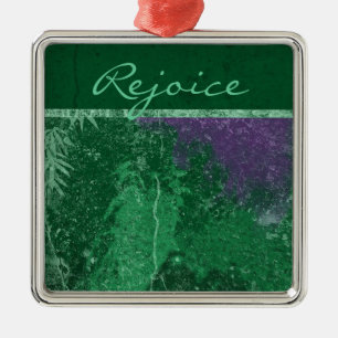 Métallique Ornement Avatar Vert Toxique "Réjouir"