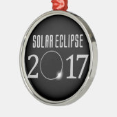 Métallique Ornement commémoratif d'Éclipse solaire 2017 (Gauche)
