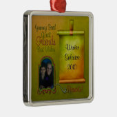 Métallique Ornement d'album à vacances (Droite)