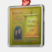 Métallique Ornement d'album à vacances (Gauche)