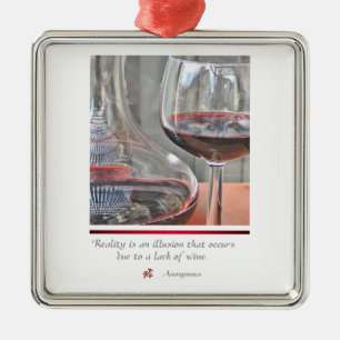 Métallique ornement d'amateur de vin